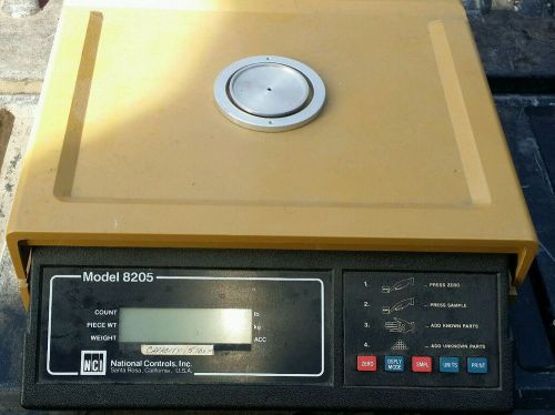 NATIONAL CONTROLS INC. COUNTING SCALE MODEL 8250 - SHIPPING -WEIGHT DIGITAL