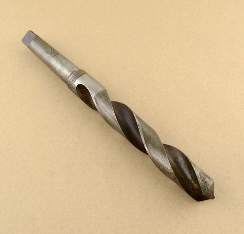 Union twist drill co. 1-7/16&#034; mt4 (morse taper 4) shank drill bit hss usa vg use for sale