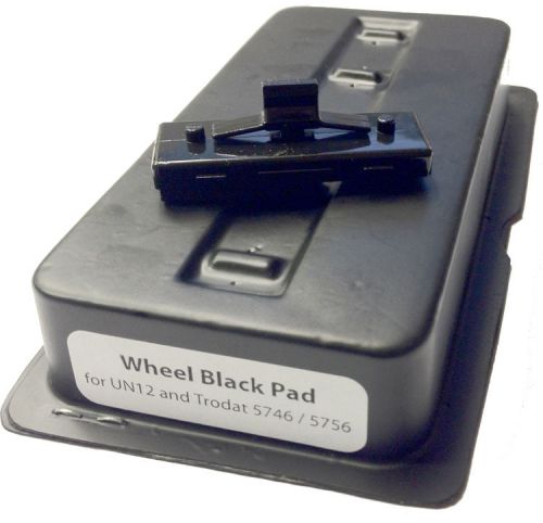 1 X BLACK INK PAD FOR 6 WHEEL NUMBERING MACHINES REXEL UN12/15 TRODAT 5746/5756