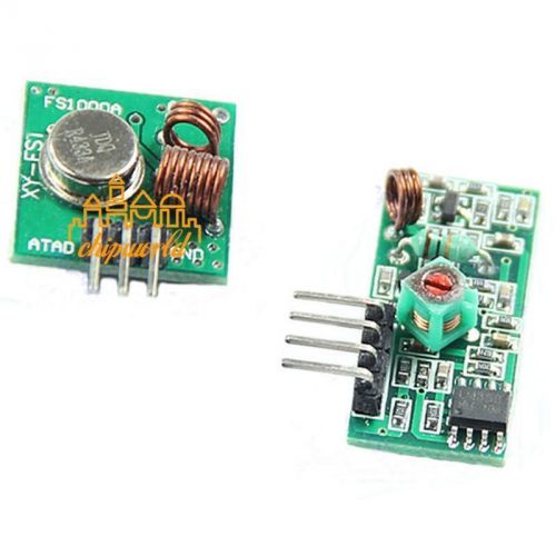 433mhz rf transmitter and receiver kit for arduino/arm/wl mcu raspberry pi for sale