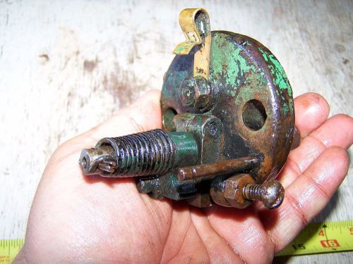 Old waterloo hit miss gas engine battery iignitor magneto oiler steam tractor for sale