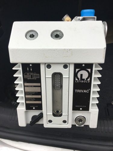 Leybold Trivac D16B Rotary Vane Vacuum Pump Assembly W/ Marathon AC Motor