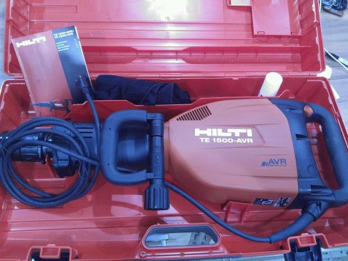 HILTI TE 1500-AVR BREAKER, IN EXCELLENT CONDITION, FREE EXTRAS,STRONG, FAST SHIP