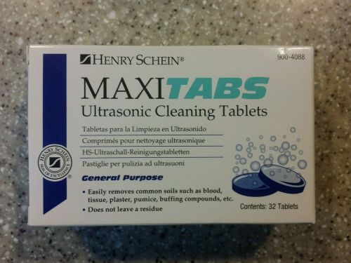 MAXITABS ULTRASONIC CLEANING TABLETS HENRY SCHEIN BRAND