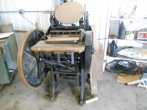 Antique Chandler &amp; Price printing press, Lawson Regent paper cutter