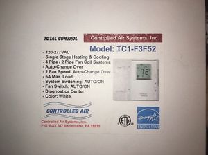 Single stage heating &amp; cooling thermostat model:tc1 for sale