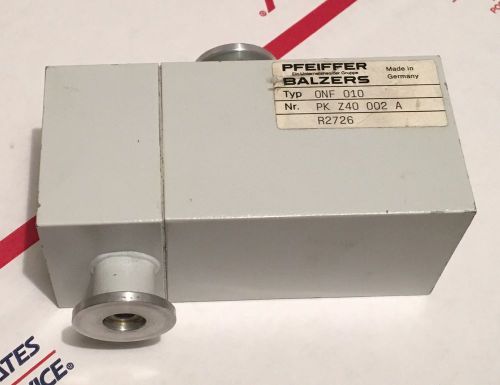 Pfeiffer balzers onf 010 oil mist separator eliminator filter vacuum pump 0nf for sale