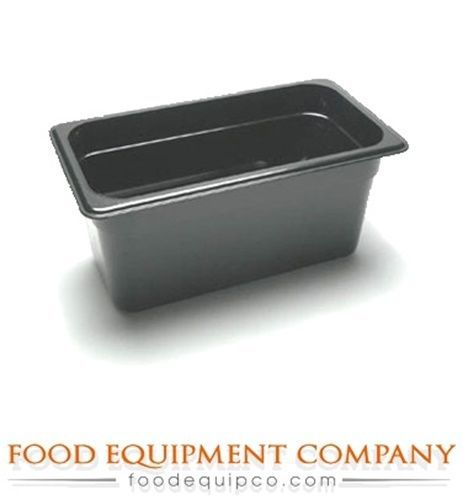 Cambro 36CW110 Camwear® Food Pan 1/3-size 6&#034;D black  - Case of 6