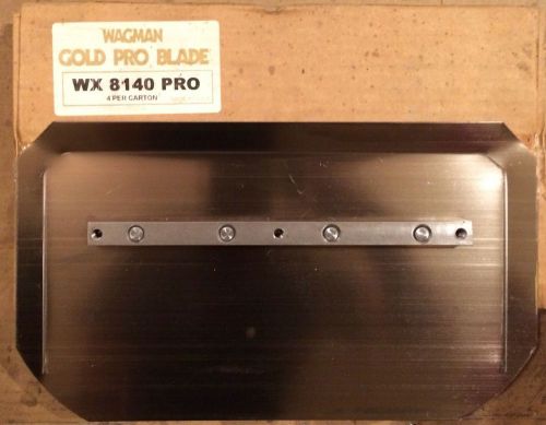 Wagman WX 8140 8&#034;x 14&#034; Gold Combo Trowel Blades Box of 4