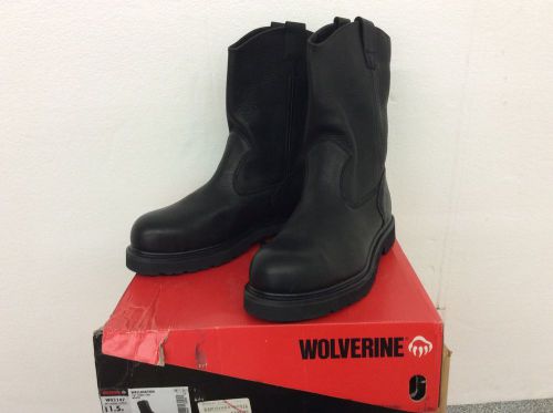 Wolverine, Wellington, 10&#034; Steel Toe Boot, Size 11.5Wide, W03147