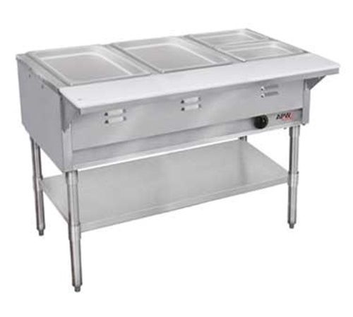 APW Wyott WGST-5-NG Champion Hot Well Wet Bath Gas Steam Table 5 well 30,000...
