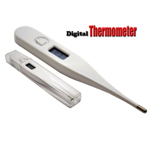 Medical Oral Digital LCD Audible Thermometer Baby Adult Temperature Mouth Body