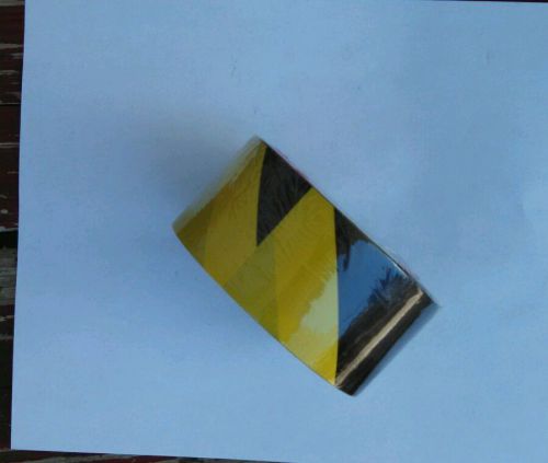 Hazard Marking Tape, Roll, 2in W, 54 ft. L  yellow/black