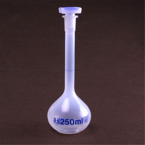 250ml,PP Plastic Volumetric Flask with Stopper,Chemical Labware
