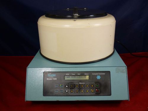 Drucker bench model centrifuge, model 720e with 10 programmable settings for sale