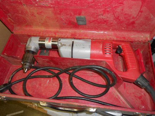 Milwaukee 1107-1 Corded 1/2&#034; Right Angle Drill with Key Variable Speed