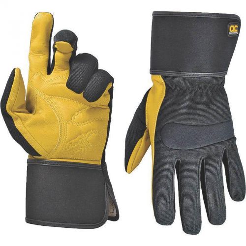 LEATHER GLOVES W/ SAFETY CUFF Custom Leathercraft Gloves - Leather Palm 270X