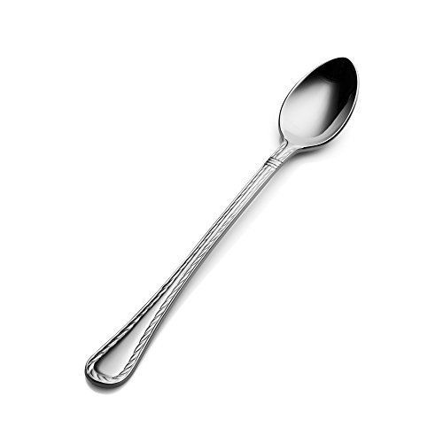Bon chef s402 stainless steel 18/8 amore ice teaspoon, 7-3/8&#034; length pack of 12 for sale