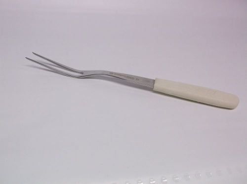 Dexter russell s205 cooks fork new white handle 2 prong industrial meat fork for sale