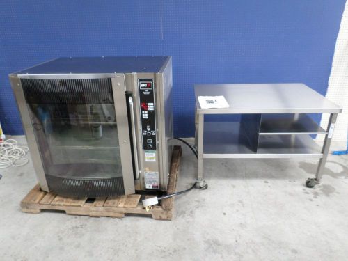 Bki electric pass-thru rotisserie oven with rolling stand for sale