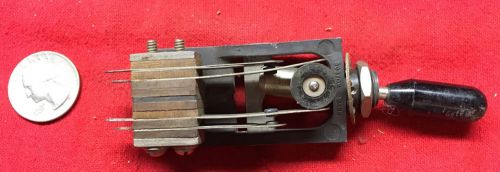 Old vintage toggle switch ~ e b farmer patent no. 2411086 ~ general control co. for sale