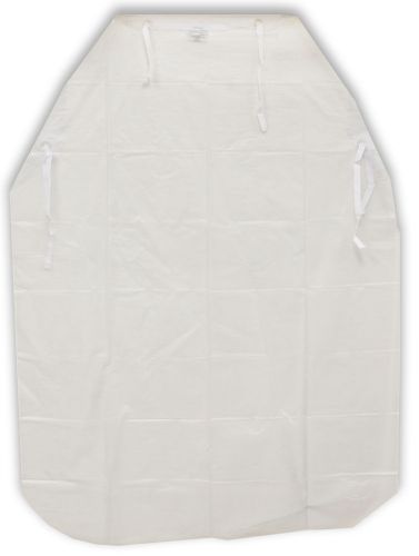 48 in. Waterproof 10 Mil Pvc Clear Work Apron :  ( Pack of  1 Pc )