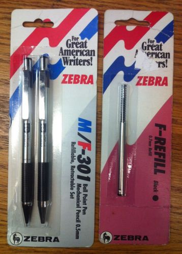 Zebra M/F-301 Set Ballpoint Pen/pencil &amp; F-Refill (2) IP