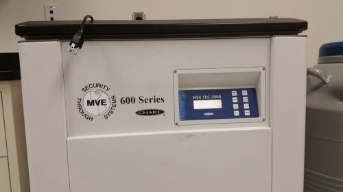 Mve tec 3000 600 series fully automated cryosystem for sale