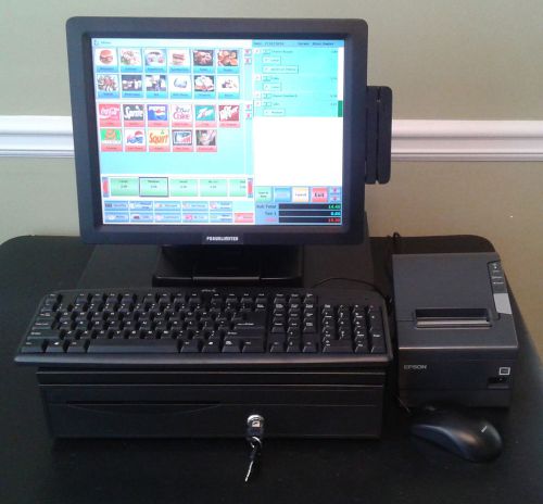 Zeuspos point of sale system for restaurant - 15&#034; all in one touch screen - pos for sale
