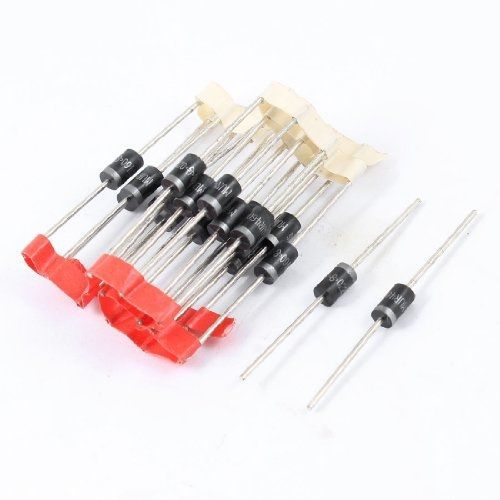 uxcell Uxcell 20 Pcs 600V 4A Polarized Rectifier Diodes Mur460 for Solar Panel