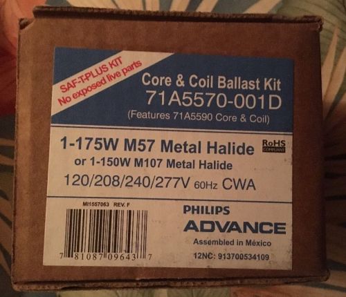 NEW Philips Advance Core &amp; Coil ballast  - 175W/150W  M57 Metal Halide BALLAST