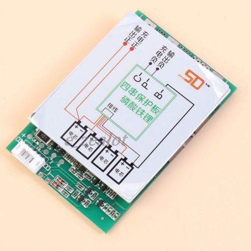Charging protection pcb board split-pins for 4pcs 150a serial polymer battery for sale