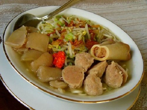 Recipe mie bakso sop buntut original indonesia food