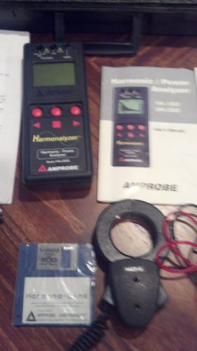 Amprobe Harmonalyzer HA2000 Harmonic / Power Analyzer W/ Probes And Case HA-2000