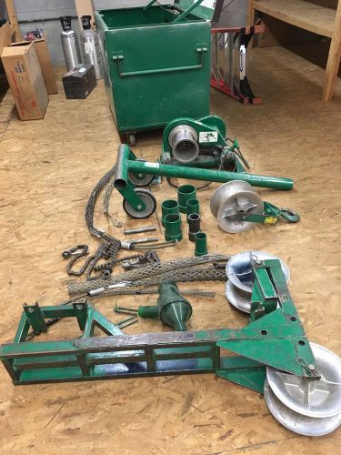 Greenlee 6000-series super tugger cable puller and box for sale