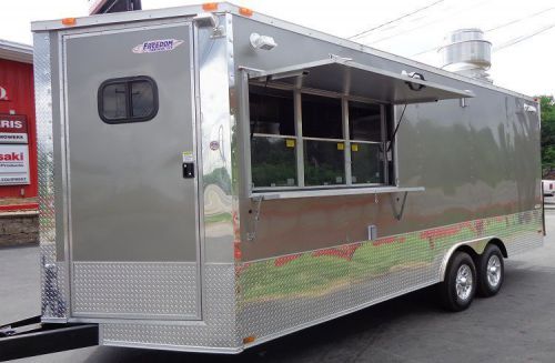 Concession Trailer 8.5&#039;x20&#039; Grey - Custom Catering Food Event