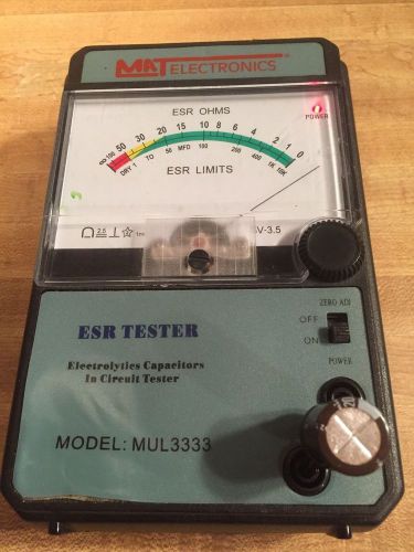 MAT electronics ESR Meter Capacitor in circuit tester