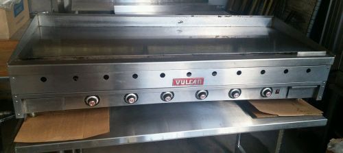 Vulcan 972a chrome top 72&#034; gas flat griddle for sale