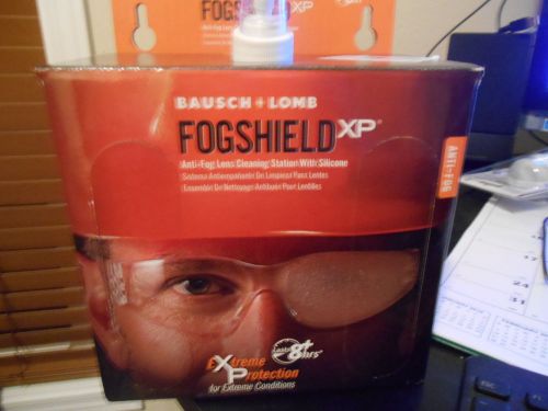Bausch&amp;lomb fogshield xp anit-fog lens cleaning station with silicone for sale