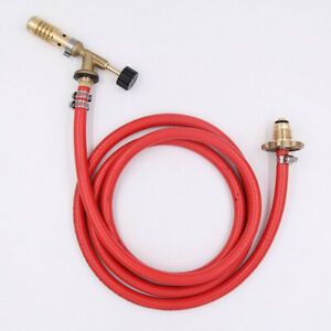 Gas Self Ignition Welding Torch w/ Hose Turbo Torch for Plumbing Heating