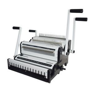 2 IN 1 Comb / Wire 3 :1 And 2 :1 Double Loop Wire Binding Machine