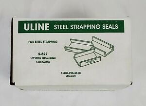 S-827 Steel Strapping Seals 1/2&#039;&#039; Open Metal Seals High Strength Carbonized