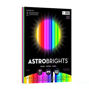 Astrobrights Color Paper, 8.5 x 11, 24 lb/89 gsm,Spectrum 25-Color Assort...