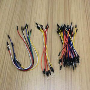 65Pcs/set Electronic Breadboard Flexible Jump Cable Connect Wire Best Durable