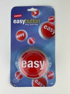 Staples Talking &#034;THAT WAS EASY&#034; BUTTON