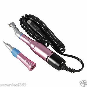 Dental Lab E-Type Electric Micromotor 35K RPM Contra Angle Straight Handpiece US