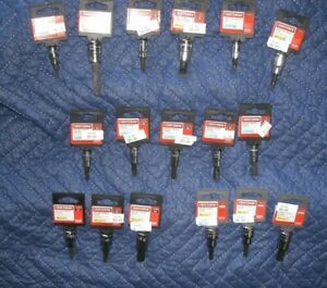 Lot of 17 New Craftsman 1/4 3/8 Inch Drive Hex Torx Slotted Phillips Bit Sockets