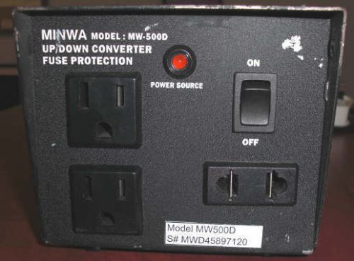 Minwa Model MW-500D Transformer