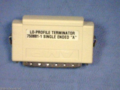 Terminal block terminator 750881-pin -1 amp inc 750881-1 7508811 for sale