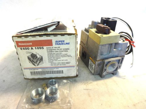 New honeywell v400a 1095 single valve standing pilot combination gas control for sale